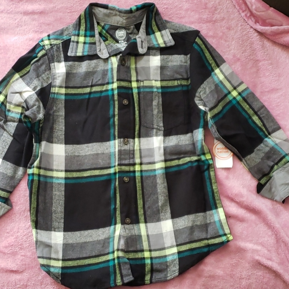 Boys plaid shirt
